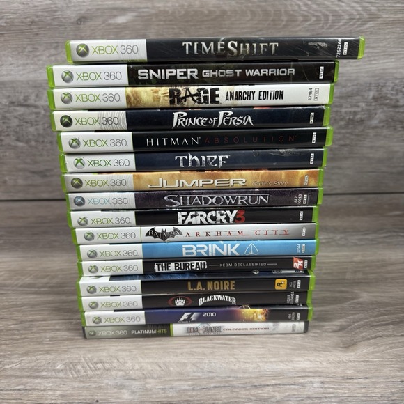 Xbox 360 Video Game Lot Bundle Of 16 Games Shooter Fighting Racing Tested - Picture 1 of 13